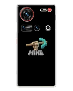 Чехол для ZTE Nubia Z70 Ultra с картинкой «Алмазная кирка» Чехол для ZTE Nubia Z70 Ultra с картинкой «Алмазная кирка»