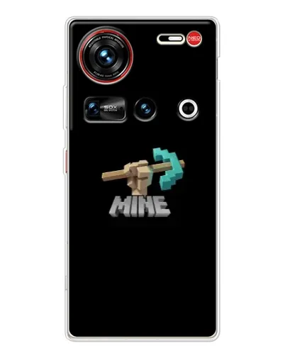 Чехол для ZTE Nubia Z70 Ultra с картинкой «Алмазная кирка»