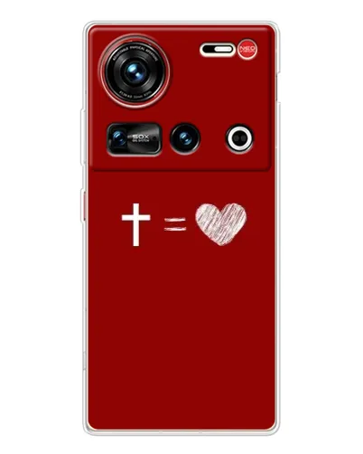 Чехол для ZTE Nubia Z70 Ultra с картинкой «Уравнение любви» Чехол для ZTE Nubia Z70 Ultra с картинкой «Уравнение любви»