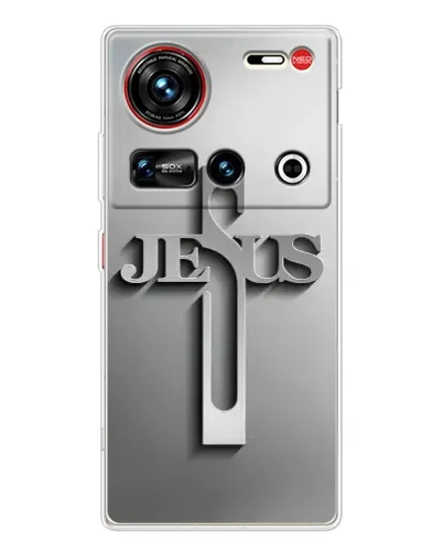 Чехол для ZTE Nubia Z70 Ultra с картинкой «Металлический крест Jesus» Чехол для ZTE Nubia Z70 Ultra с картинкой «Металлический крест Jesus»
