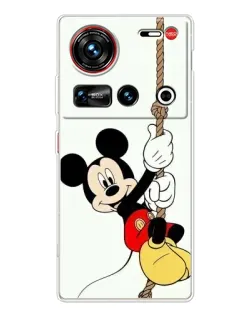 Чехол для ZTE Nubia Z70 Ultra с картинкой «Mickey на канате» Чехол для ZTE Nubia Z70 Ultra с картинкой «Mickey на канате»
