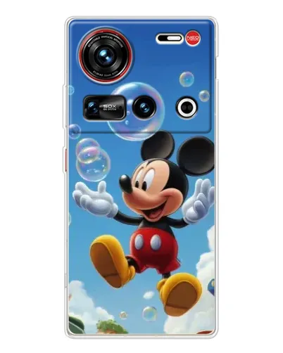Чехол для ZTE Nubia Z70 Ultra с картинкой «Mickey и мыльные пузыри» Чехол для ZTE Nubia Z70 Ultra с картинкой «Mickey и мыльные пузыри»