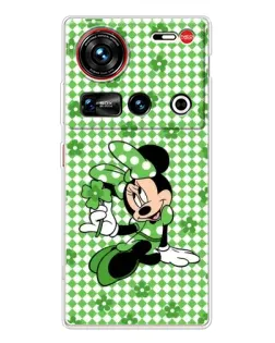 Чехол для ZTE Nubia Z70 Ultra с картинкой «Mickey в клетку»