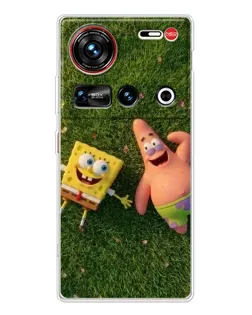 Чехол для ZTE Nubia Z70 Ultra с картинкой «Друзья на лужайке» Чехол для ZTE Nubia Z70 Ultra с картинкой «Друзья на лужайке»