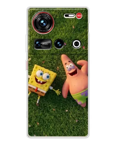 Чехол для ZTE Nubia Z70 Ultra с картинкой «Друзья на лужайке» Чехол для ZTE Nubia Z70 Ultra с картинкой «Друзья на лужайке»
