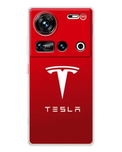 Чехол для ZTE Nubia Z70 Ultra с картинкой «Tesla Red Classic»