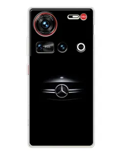 Чехол для ZTE Nubia Z70 Ultra с картинкой «Mercedes — абстрактные линии»