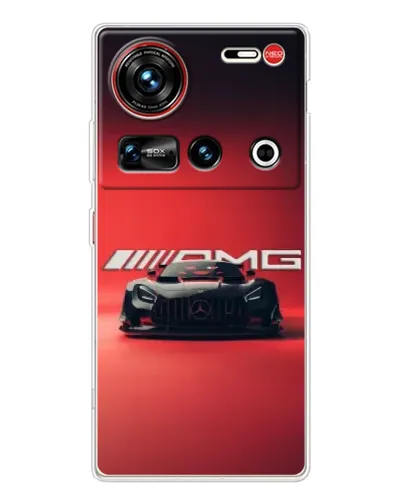 Чехол для ZTE Nubia Z70 Ultra с картинкой «Mercedes AMG — красная линия»