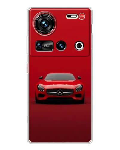 Чехол для ZTE Nubia Z70 Ultra с картинкой «Красный Mercedes AMG»
