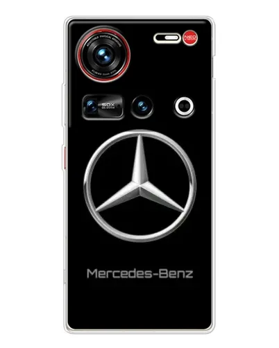 Чехол для ZTE Nubia Z70 Ultra с картинкой «Mercedes Silver Logo»