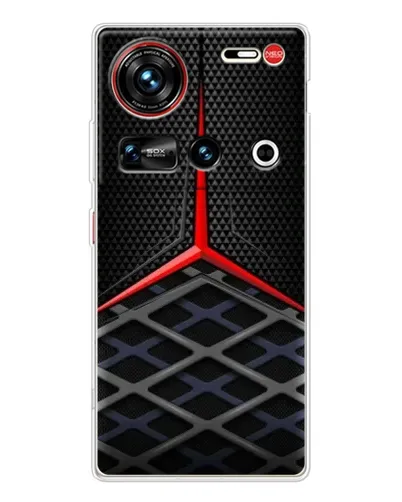 Чехол для ZTE Nubia Z70 Ultra с картинкой «Mercedes Carbon Grid»