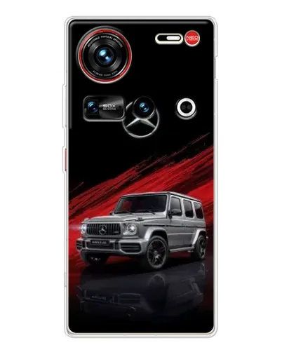 Чехол для ZTE Nubia Z70 Ultra с картинкой «Mercedes G-Class красный»
