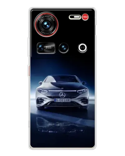 Чехол для ZTE Nubia Z70 Ultra с картинкой «Ночной Mercedes EQ»