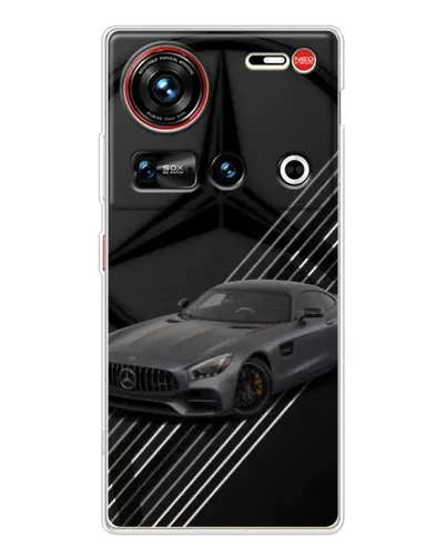 Чехол для ZTE Nubia Z70 Ultra с картинкой «Mercedes AMG — графика»