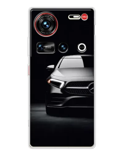 Чехол для ZTE Nubia Z70 Ultra с картинкой «Свет фар Mercedes»