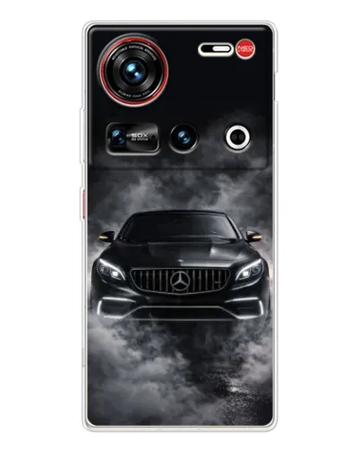 Чехол для ZTE Nubia Z70 Ultra с картинкой «Mercedes в дыму»