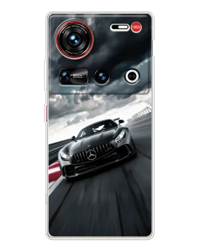 Чехол для ZTE Nubia Z70 Ultra с картинкой «Гоночный Mercedes AMG»
