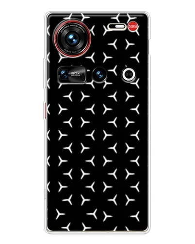 Чехол для ZTE Nubia Z70 Ultra с картинкой «Mercedes паттерн звезд» Чехол для ZTE Nubia Z70 Ultra с картинкой «Mercedes паттерн звезд»