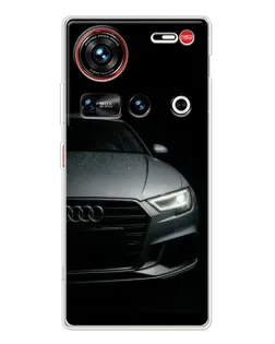 Чехол для ZTE Nubia Z70 Ultra с картинкой «Audi — детализация кузова»