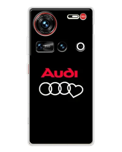 Чехол для ZTE Nubia Z70 Ultra с картинкой «Логотип Audi Heart»