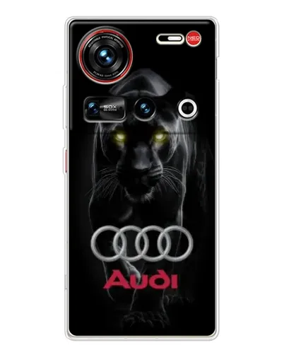 Чехол для ZTE Nubia Z70 Ultra с картинкой «Пантера и Audi»