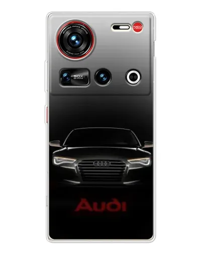 Чехол для ZTE Nubia Z70 Ultra с картинкой «Audi — градиентный контур»