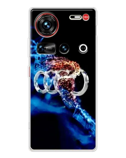 Чехол для ZTE Nubia Z70 Ultra с картинкой «Энергия лого Audi»