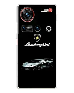 Чехол для ZTE Nubia Z70 Ultra с картинкой «Логотип Lamborghini классика» Чехол для ZTE Nubia Z70 Ultra с картинкой «Логотип Lamborghini классика»