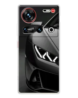 Чехол для ZTE Nubia Z70 Ultra с картинкой «Lamborghini фары детализация» Чехол для ZTE Nubia Z70 Ultra с картинкой «Lamborghini фары детализация»