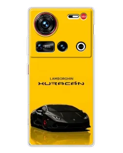 Чехол для ZTE Nubia Z70 Ultra с картинкой «Lamborghini Huracan черный» Чехол для ZTE Nubia Z70 Ultra с картинкой «Lamborghini Huracan черный»