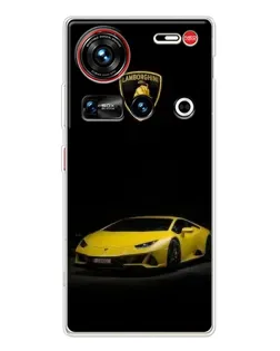 Чехол для ZTE Nubia Z70 Ultra с картинкой «Lamborghini желтый акцент» Чехол для ZTE Nubia Z70 Ultra с картинкой «Lamborghini желтый акцент»