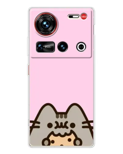 Чехол для ZTE Nubia Z70 Ultra с картинкой «Pusheen и печенье»