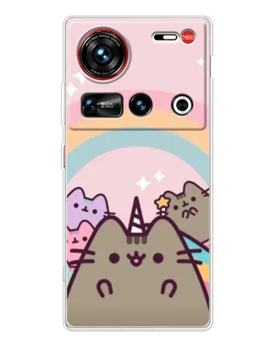 Чехол для ZTE Nubia Z70 Ultra с картинкой «Единорог Pusheen»