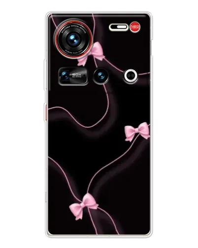 Чехол для ZTE Nubia Z70 Ultra с картинкой «Розовые ленты» Чехол для ZTE Nubia Z70 Ultra с картинкой «Розовые ленты»