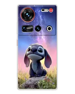 Чехол для ZTE Nubia Z70 Ultra с картинкой «Стич на рассвете» Чехол для ZTE Nubia Z70 Ultra с картинкой «Стич на рассвете»