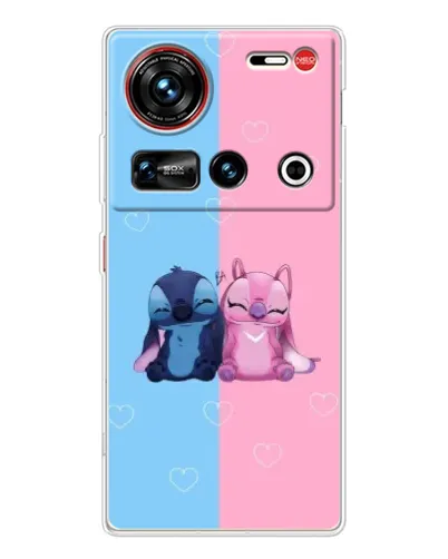 Чехол для ZTE Nubia Z70 Ultra с картинкой «Stitch и Angel Love» Чехол для ZTE Nubia Z70 Ultra с картинкой «Stitch и Angel Love»