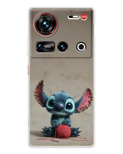 Чехол для ZTE Nubia Z70 Ultra с картинкой «Стич на коричневом фоне» Чехол для ZTE Nubia Z70 Ultra с картинкой «Стич на коричневом фоне»