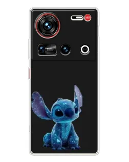 Чехол для ZTE Nubia Z70 Ultra с картинкой «Стич на черном» Чехол для ZTE Nubia Z70 Ultra с картинкой «Стич на черном»