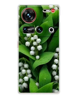 Чехол для ZTE Nubia Z70 Ultra с картинкой «Ландыши в зелени» Чехол для ZTE Nubia Z70 Ultra с картинкой «Ландыши в зелени»