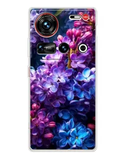 Чехол для ZTE Nubia Z70 Ultra с картинкой «Сиреневый цвет» Чехол для ZTE Nubia Z70 Ultra с картинкой «Сиреневый цвет»