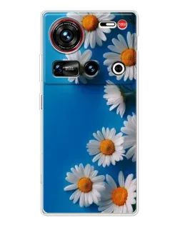 Чехол для ZTE Nubia Z70 Ultra с картинкой «Белоснежные маргаритки» Чехол для ZTE Nubia Z70 Ultra с картинкой «Белоснежные маргаритки»