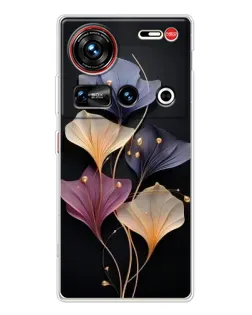 Чехол для ZTE Nubia Z70 Ultra с картинкой «Лиловые цветы грации» Чехол для ZTE Nubia Z70 Ultra с картинкой «Лиловые цветы грации»