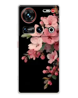 Чехол для ZTE Nubia Z70 Ultra с картинкой «Розовая ветка сакуры» Чехол для ZTE Nubia Z70 Ultra с картинкой «Розовая ветка сакуры»