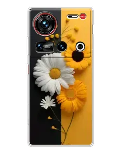 Чехол для ZTE Nubia Z70 Ultra с картинкой «Подсолнух и ромашка» Чехол для ZTE Nubia Z70 Ultra с картинкой «Подсолнух и ромашка»