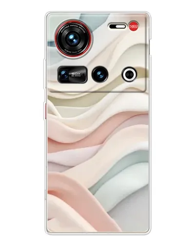 Чехол для ZTE Nubia Z70 Ultra с картинкой «Пастельные нежные волны» Чехол для ZTE Nubia Z70 Ultra с картинкой «Пастельные нежные волны»