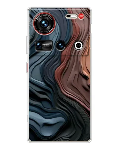 Чехол для ZTE Nubia Z70 Ultra с картинкой «Цветные волны каньона» Чехол для ZTE Nubia Z70 Ultra с картинкой «Цветные волны каньона»