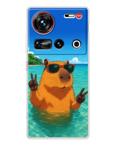 Чехол для ZTE Nubia Z70 Ultra с картинкой «Морская капибара» Чехол для ZTE Nubia Z70 Ultra с картинкой «Морская капибара»