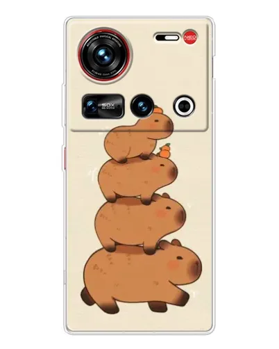 Чехол для ZTE Nubia Z70 Ultra с картинкой «Башня из капибар» Чехол для ZTE Nubia Z70 Ultra с картинкой «Башня из капибар»