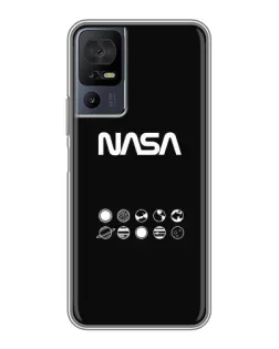 Чехол для ZTE nubia Z80 Ultra с картинкой «NASA — технический принт» Чехол для ZTE nubia Z80 Ultra с картинкой «NASA — технический принт»