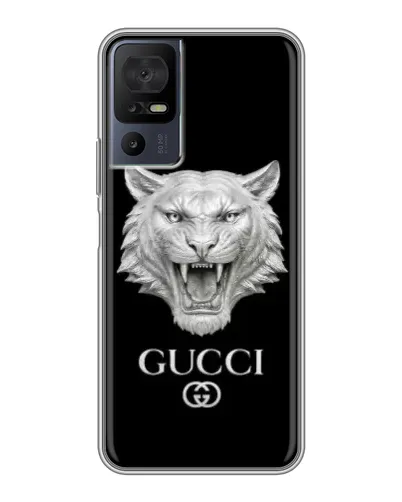 Чехол для ZTE nubia Z80 Ultra с картинкой «Gucci — серебряный лев» Чехол для ZTE nubia Z80 Ultra с картинкой «Gucci — серебряный лев»